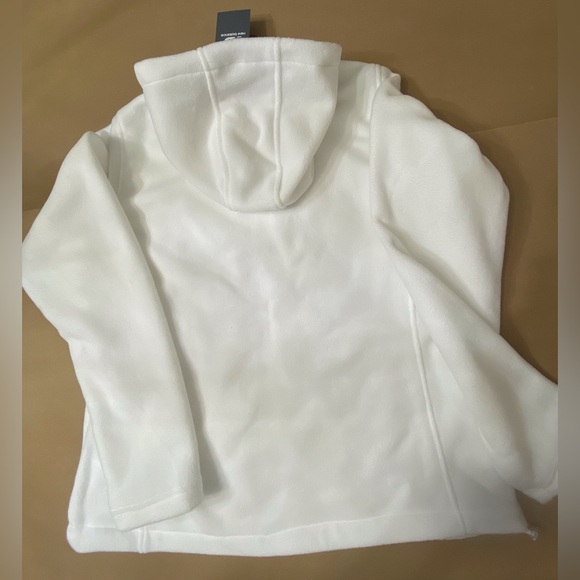 New Balance [XL] Branded White Full-Zip Fleece Jacket - Picture 11 of 15